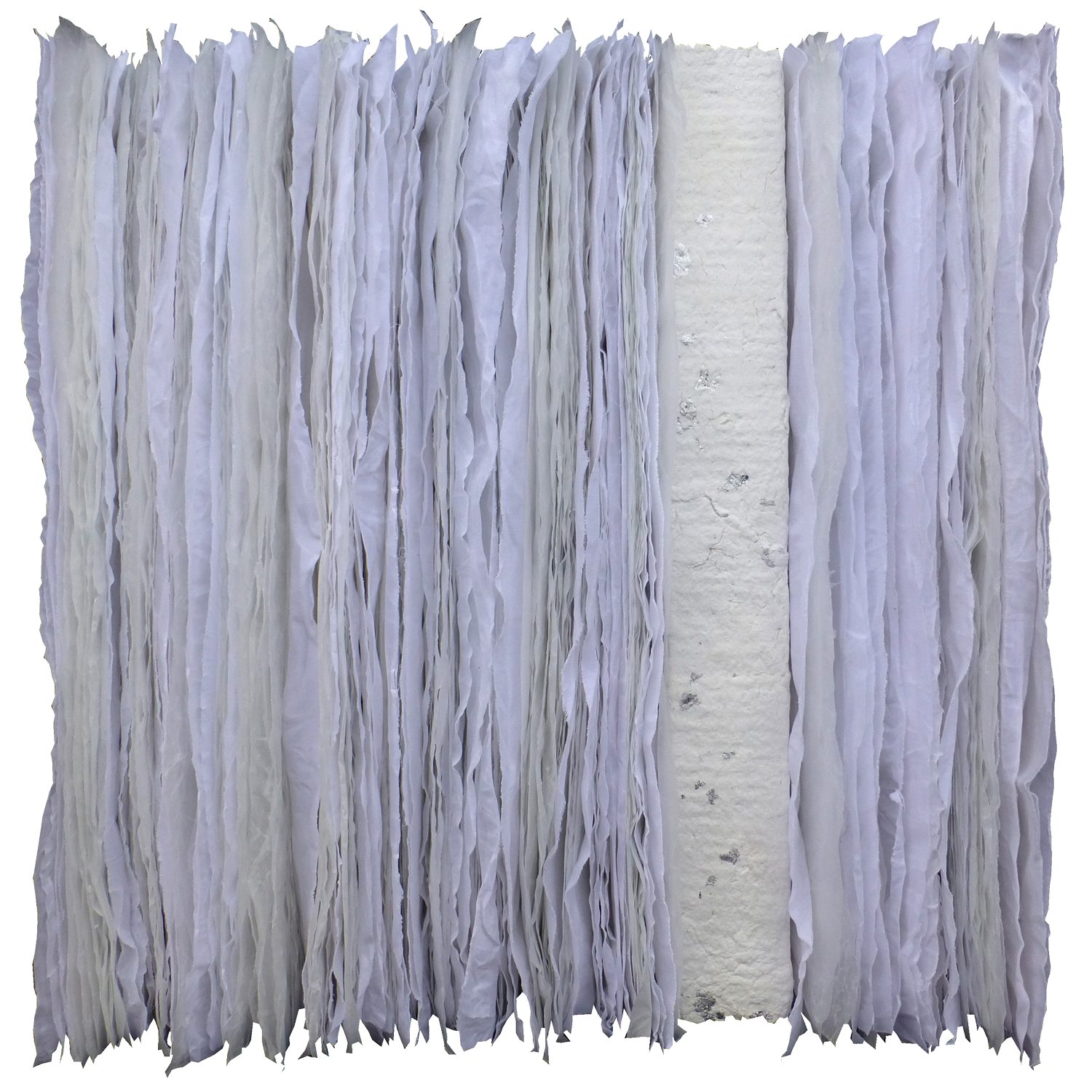 Glatsch Engiadinais | Papyrus, Handgeschöpftes Papier, Cotton, Paraffin | 80 x 80 x 20 cm