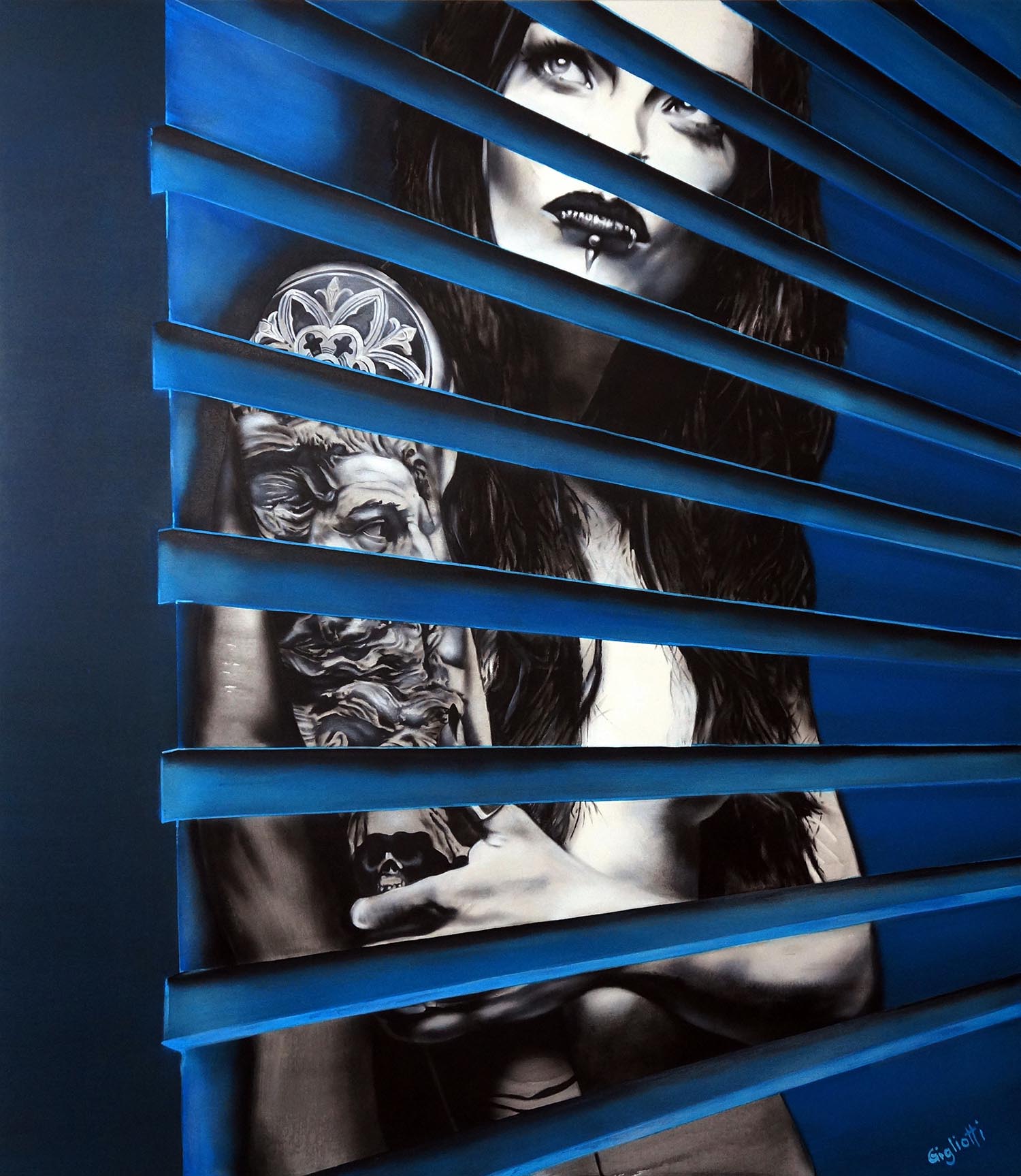 Illusion | Acryl auf Leinen | 140 x 160 cm