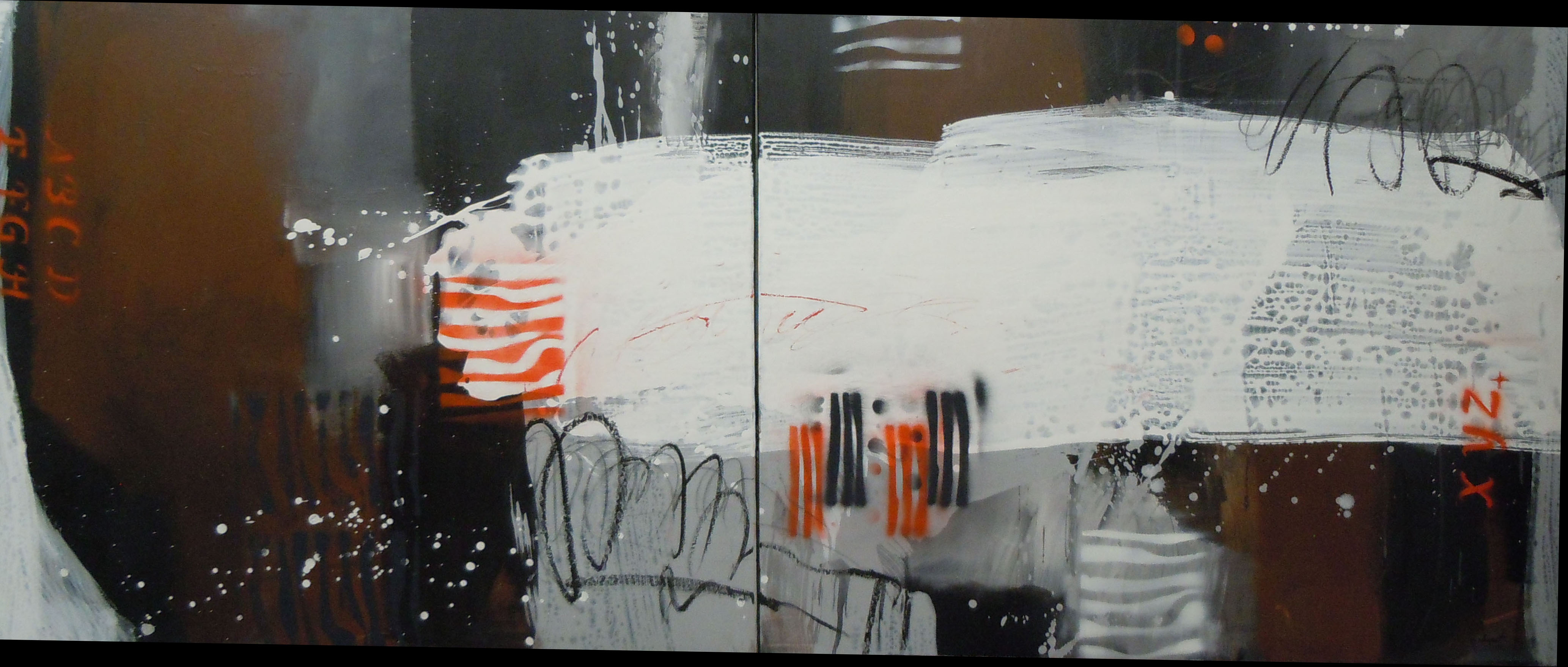 Acryl auf Leinen | 240 x 100 cm | 2-teilig