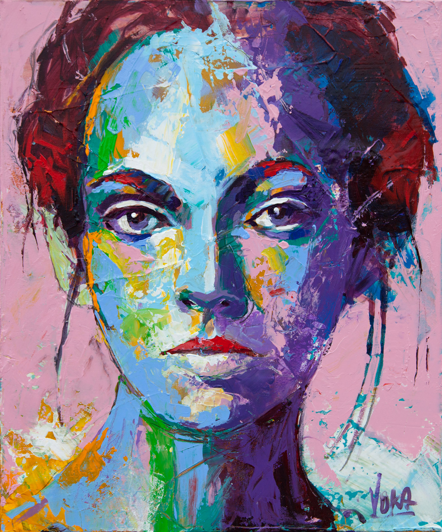 Head | Acrylic on canvas | 50 x 60 cm