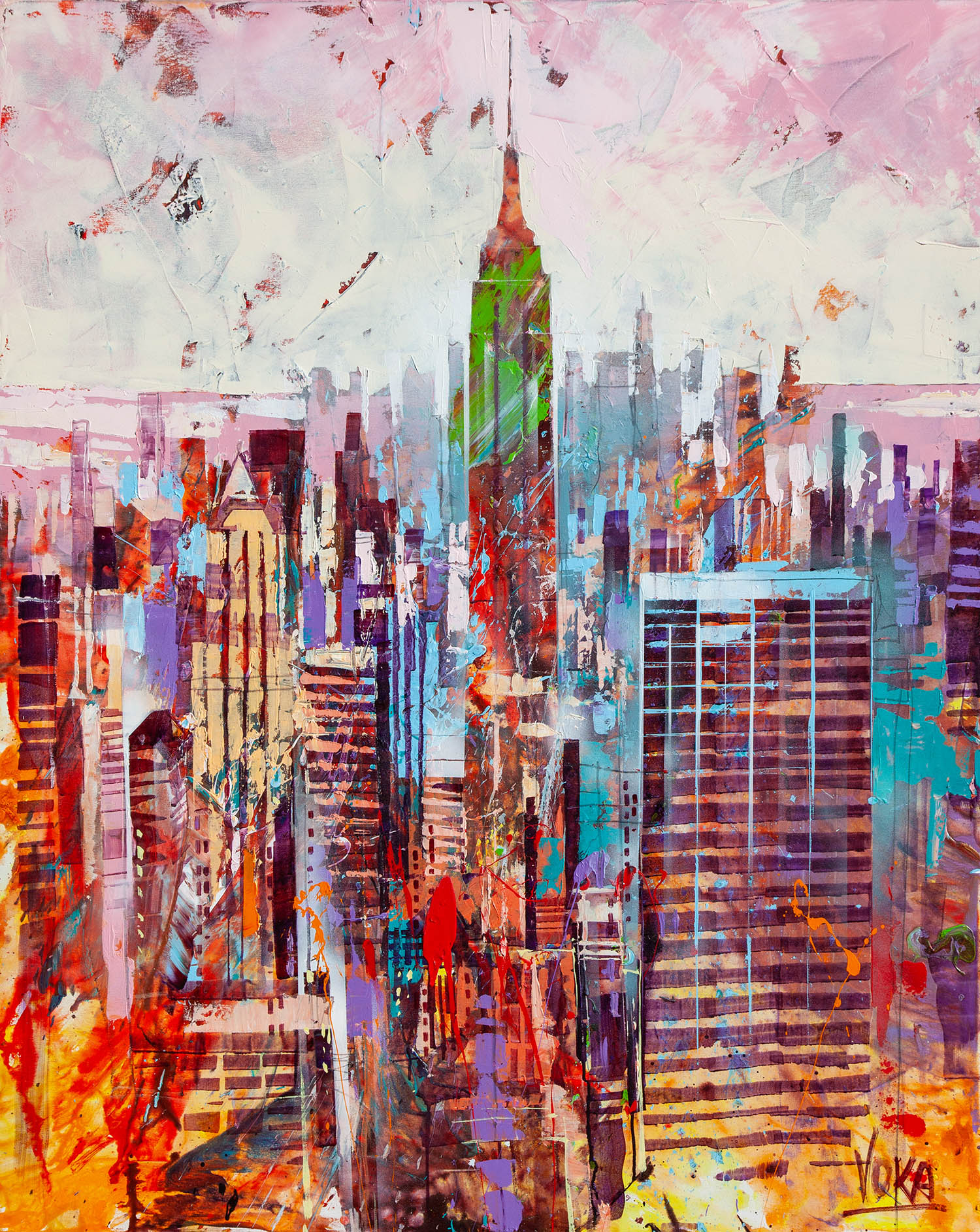 NYC | Acrylic on canvas | 120 x 150 cm