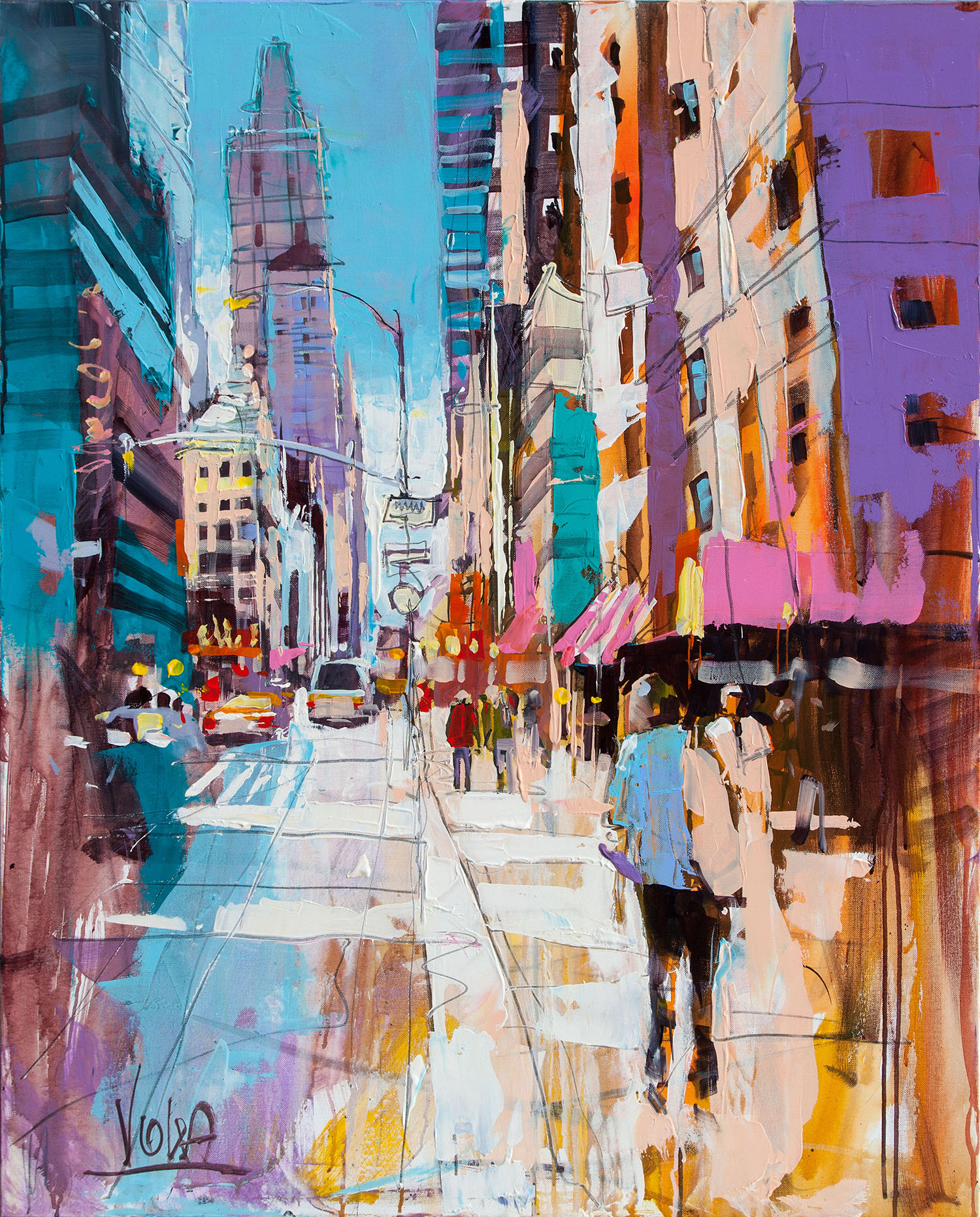 NYC | Acrylic on canvas | 80 x 100 cm