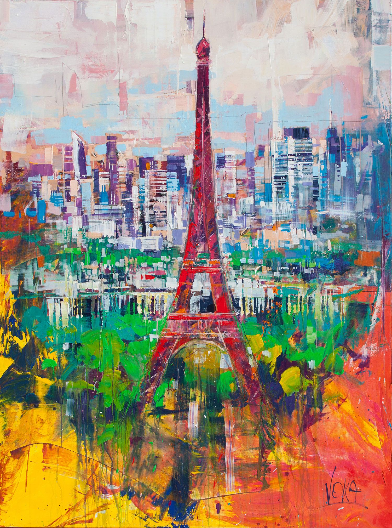 Paris | Acryl auf Leinen | 150 x 200 cm